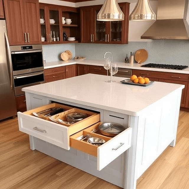 Modern Kitchen Island
