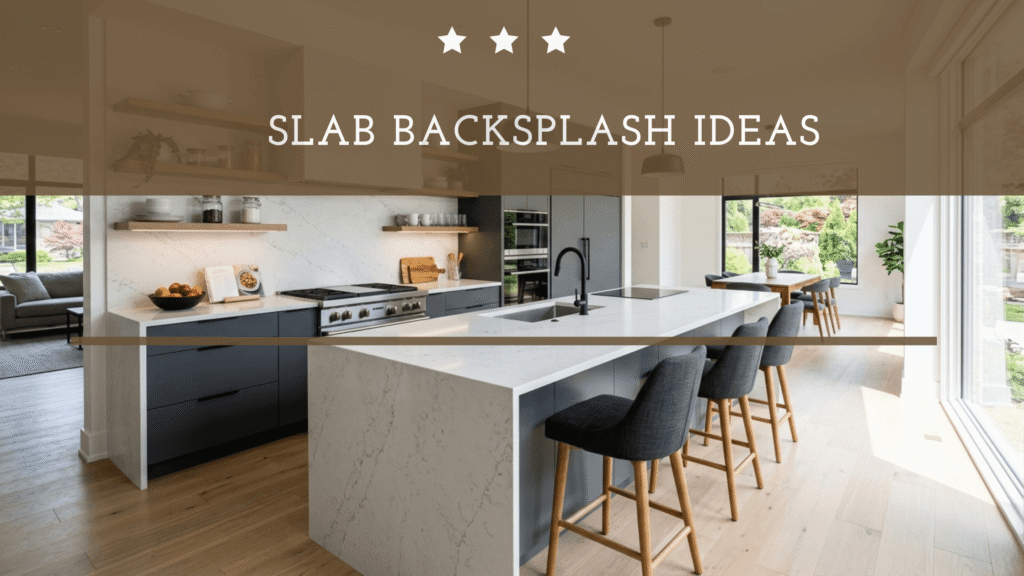 Slab Backsplash