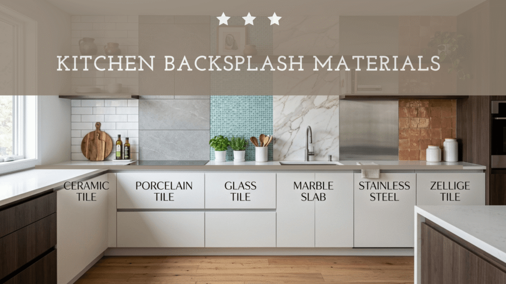 kitchen backsplash materials