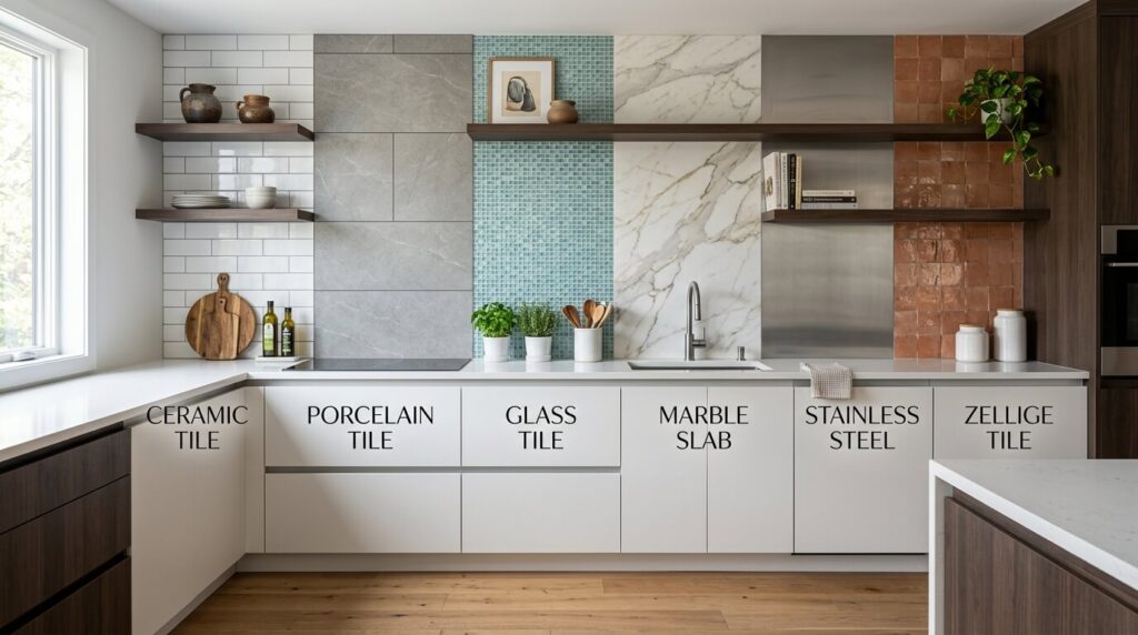 marble backsplash