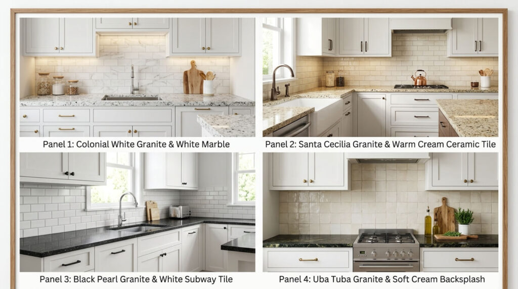 white kitchen cabinets