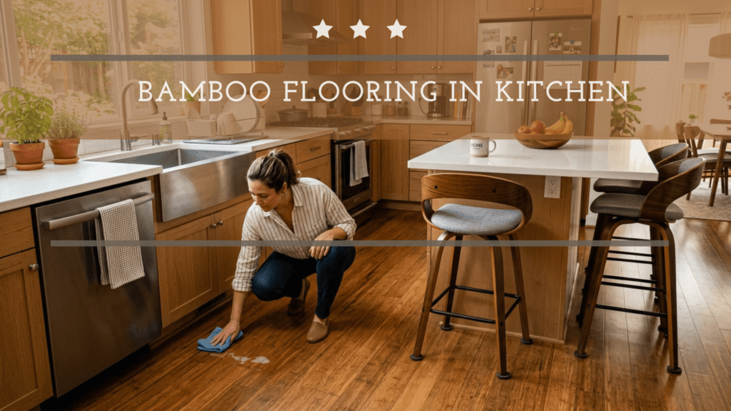 bamboo flooring in kitchen