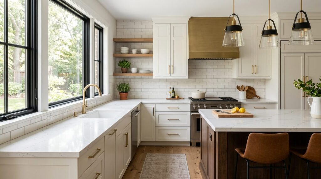 countertop backsplash pairing