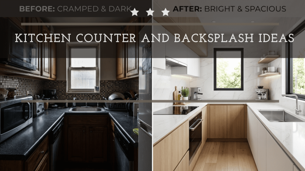 kitchen counter and backsplash ideas
