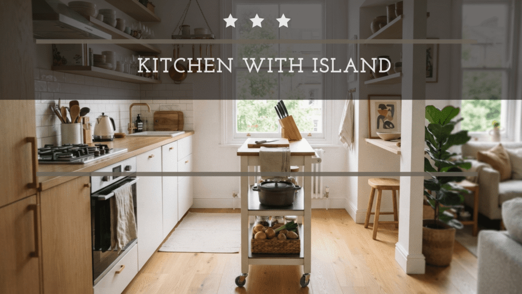 kitchen with island